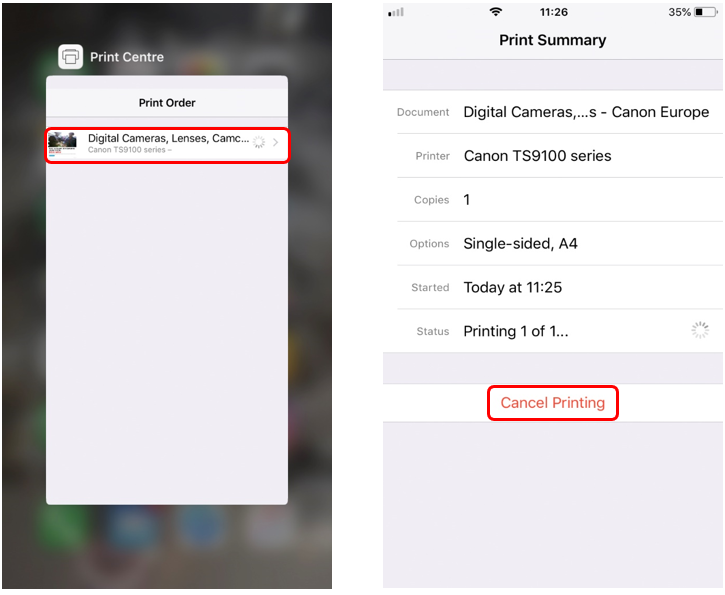 How to connect my ipad to my canon wireless printer Apple Airprint User Guide Canon Ireland